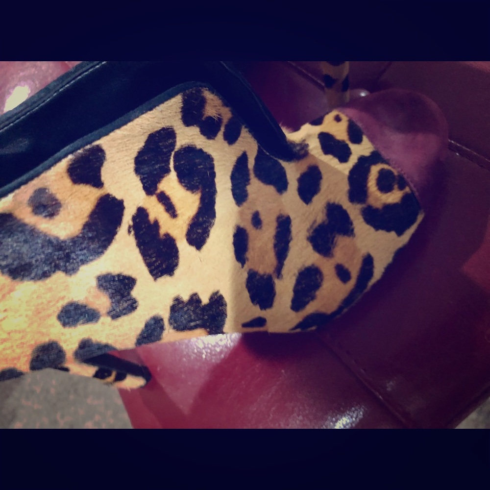 Leopard Print Jessica Simpson Booties